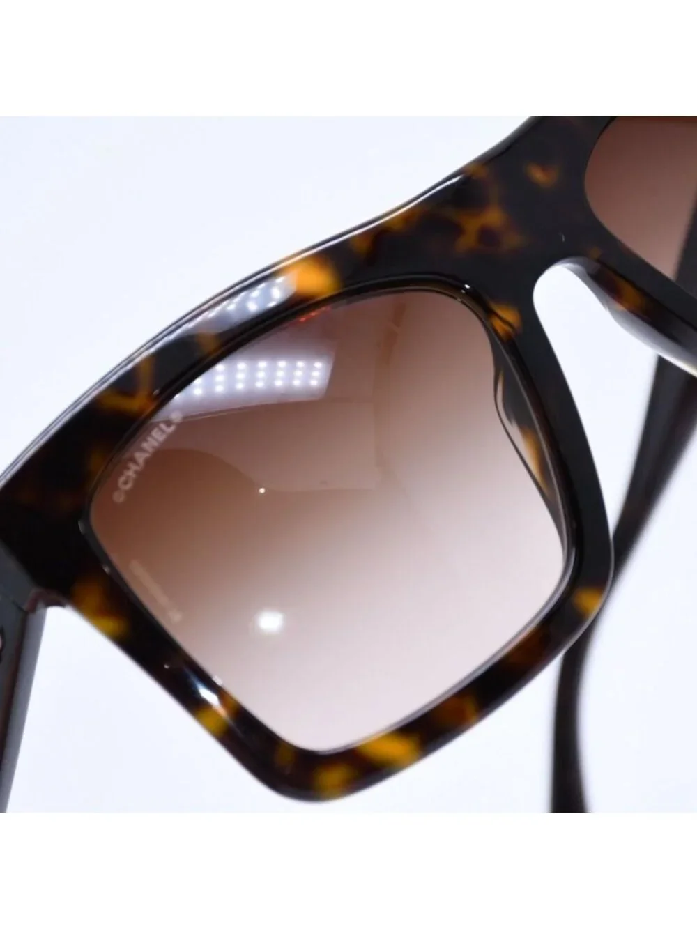 Chanel Sunglasses Eyewear CC Logo Brown Acetate